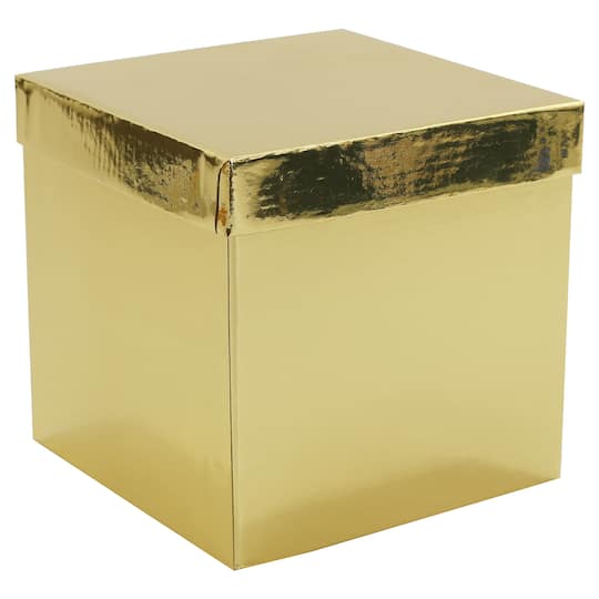 6 Pack: Medium Gold Box by Celebrate It™